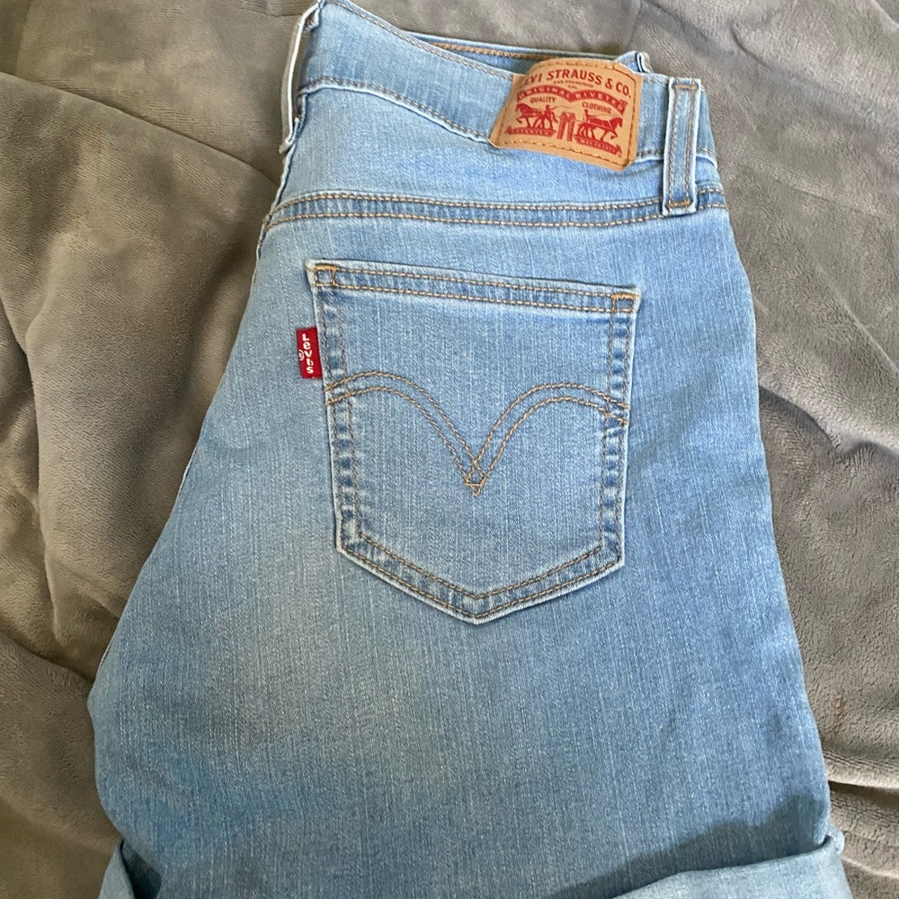 Levi’s blue Jean shorts - Picture 2 of 2